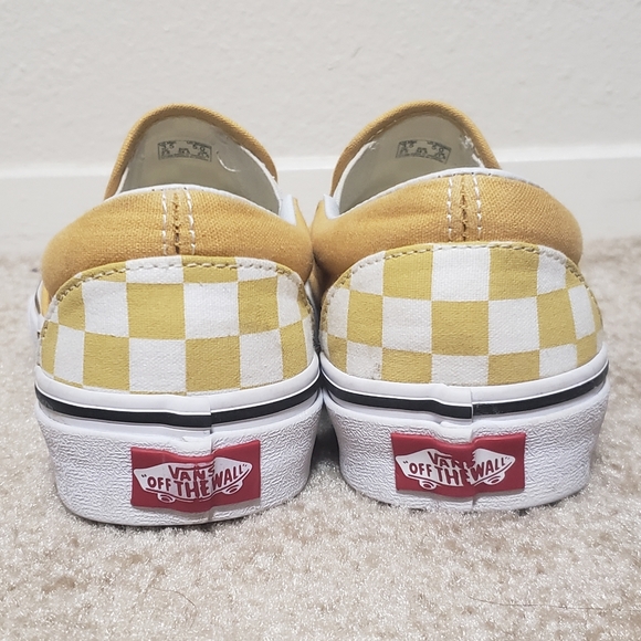 Vans Classic Slip-On checkerboard Aspen Gold - Picture 8 of 10